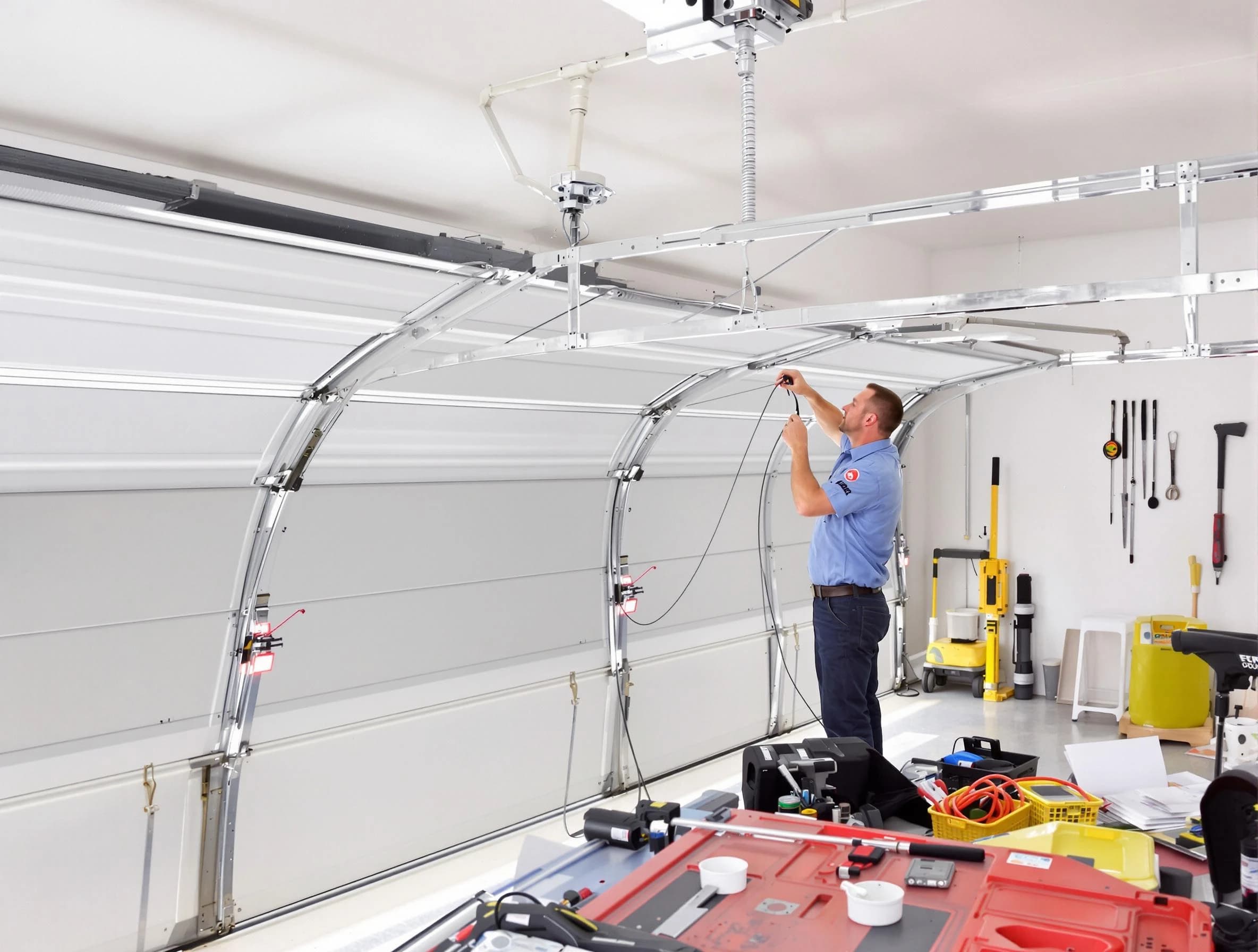 Garage door cable repair service by Warren Garage Door Repair in Warren