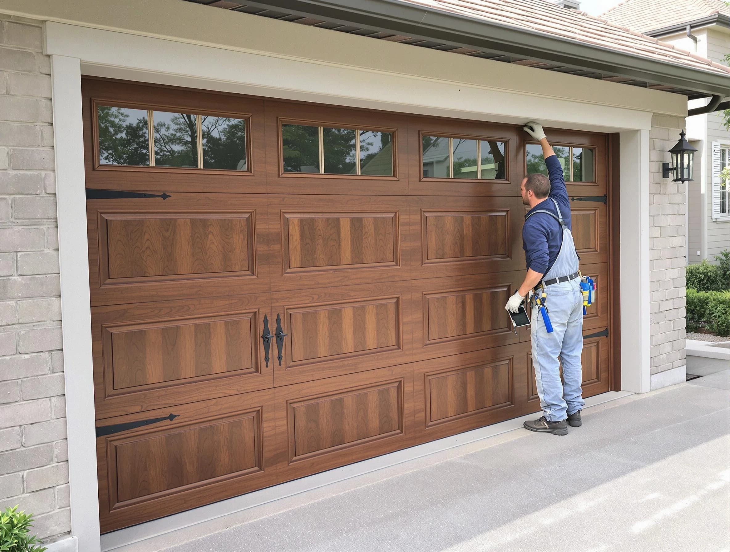 Custom garage door showcase by Warren Garage Door Repair in Warren